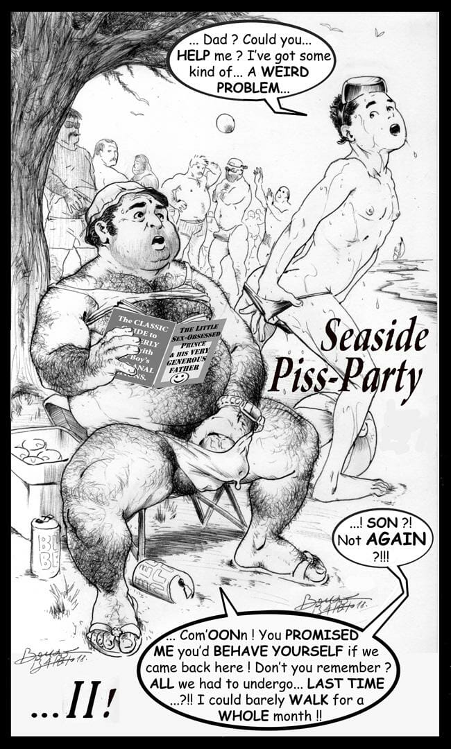 Seaside Piss Party II Porn Comics By Bruno B Porn Comic Rule 34