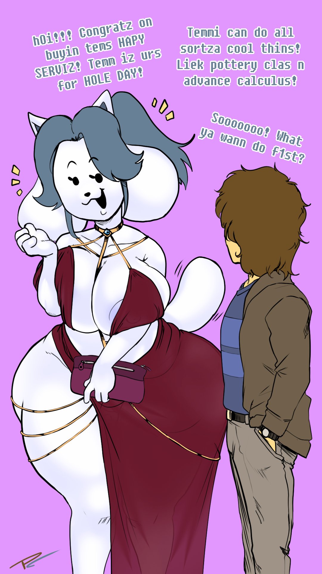 Temmie S Excellent Customer Service Porn Comics By Pleasure Castle