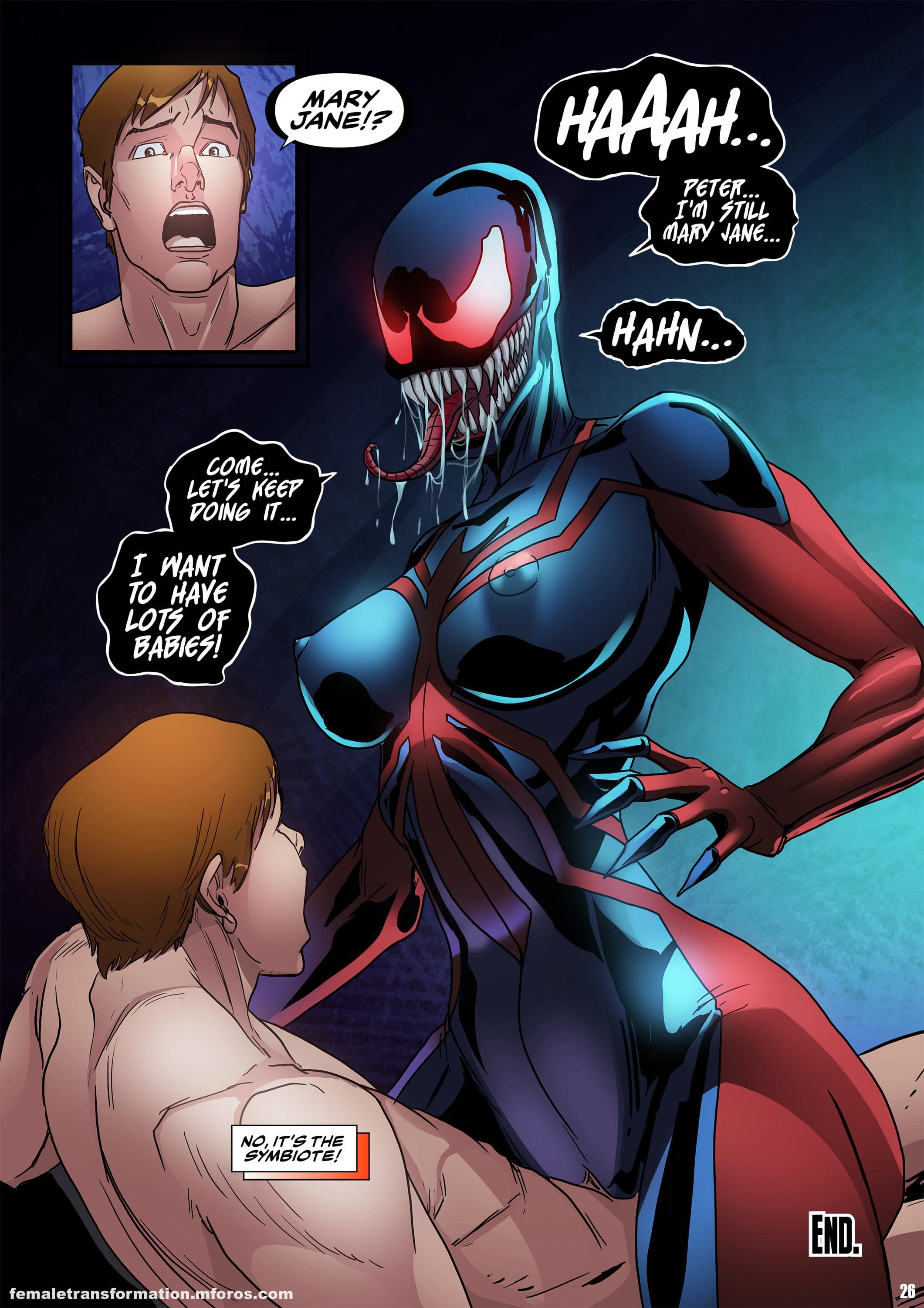 Symbiote Queen Porn Comics Evilsonic Marvel Spider Man Rule