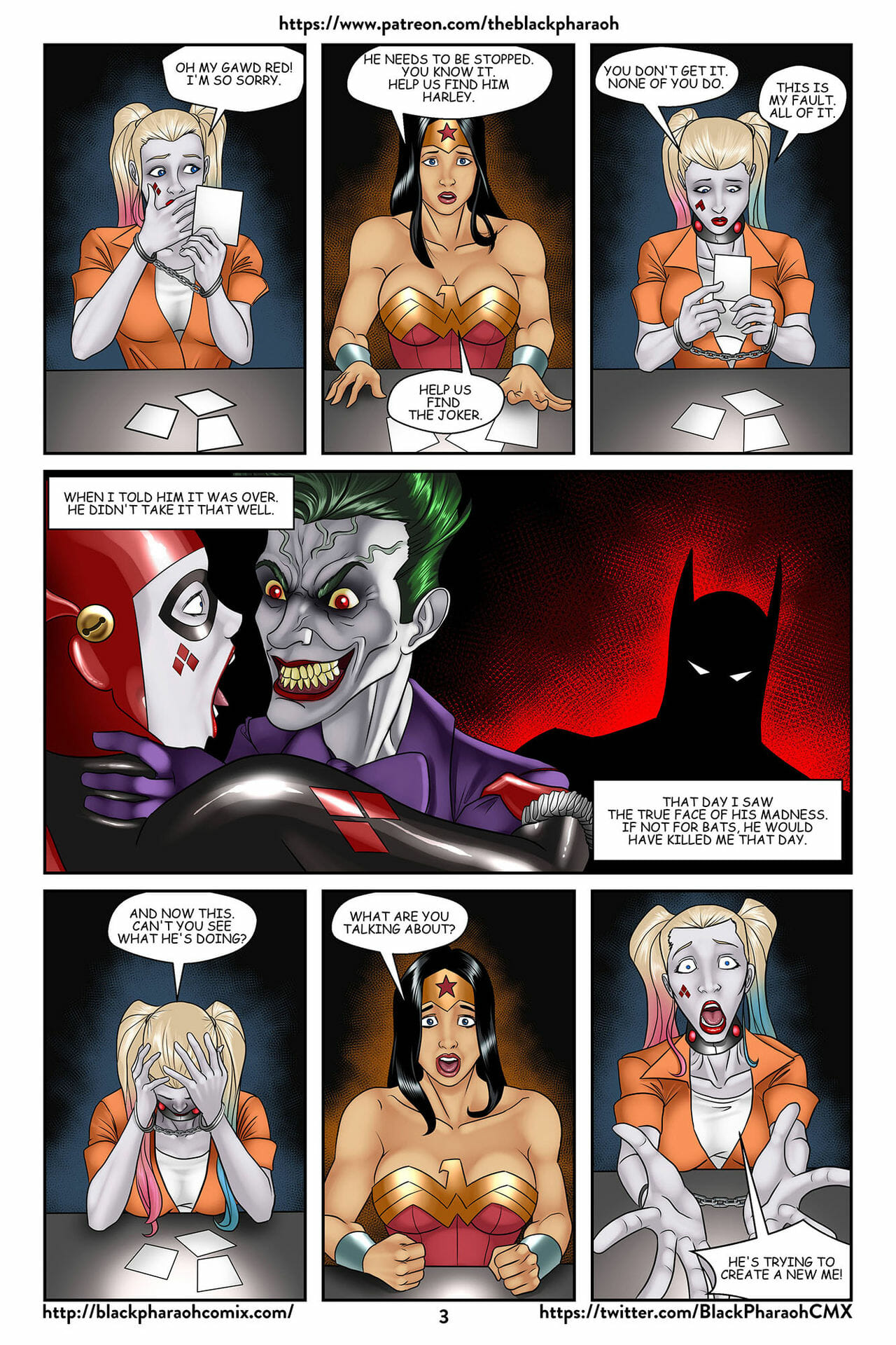 The Inner Joke Porn Comics Black Pharaoh Batman Dc Universe Justice