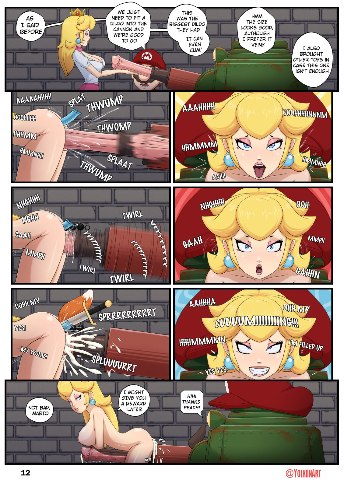 New Peach Sex Odyssey Porn Comics By Yolkiin Super Mario Brothers