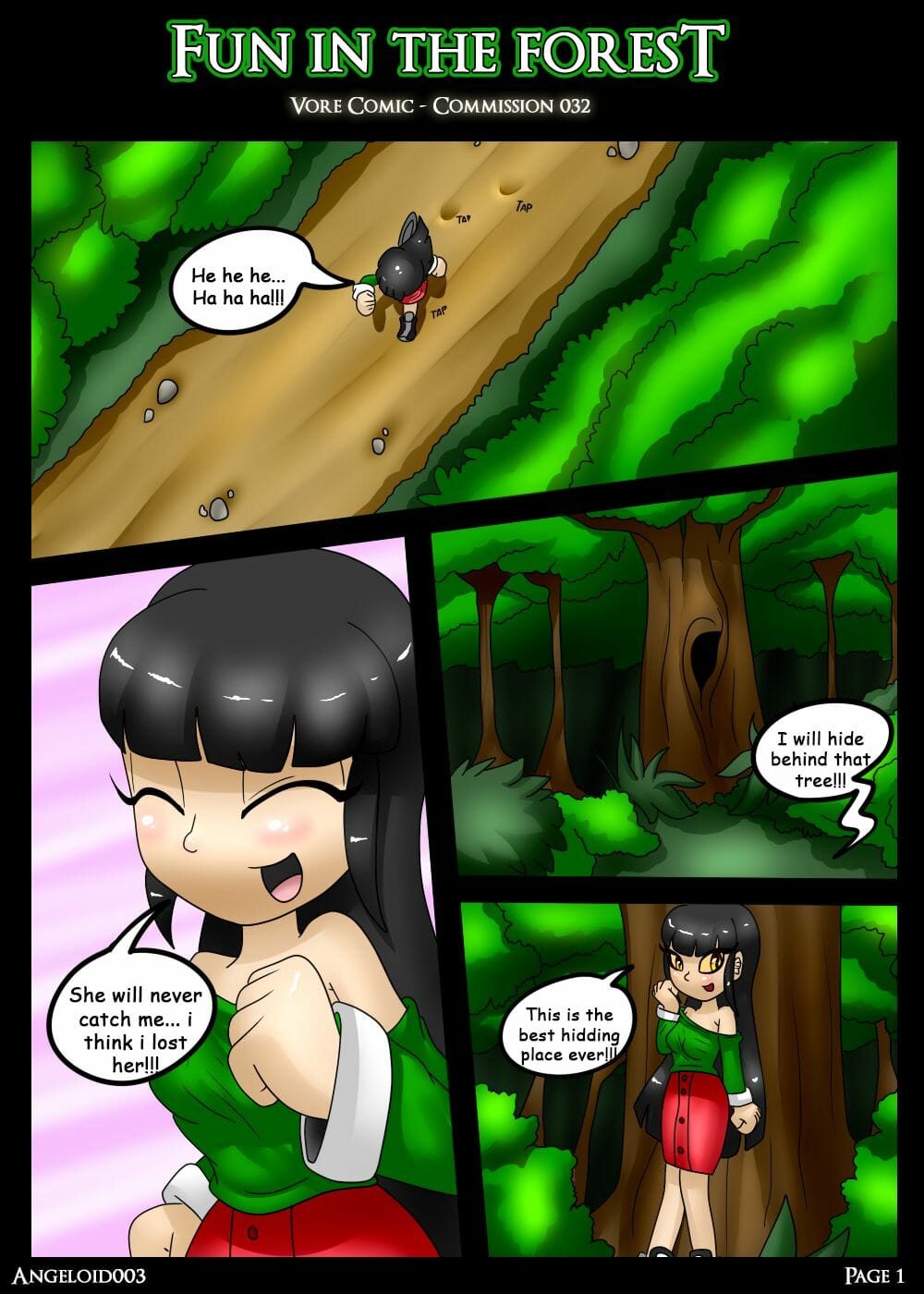 Comm032 - Fun in the Forest Porn Comics by [Angeloid003] (Porn Comic) Rule  34 Comics – R34Porn