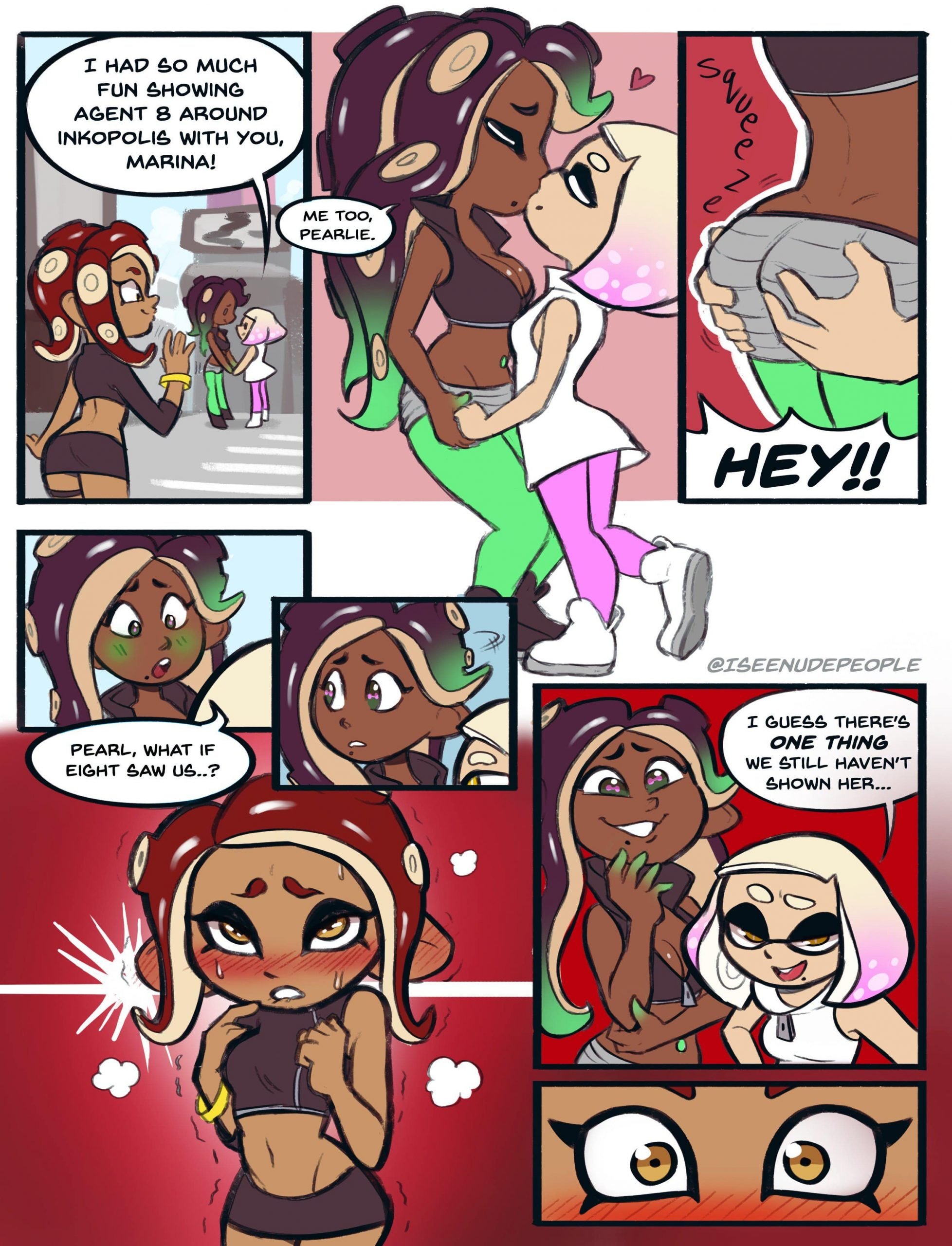 A Date with 8 Porn Comics by [IseeNudePeople] (Splatoon) Rule 34 Comics –  R34Porn