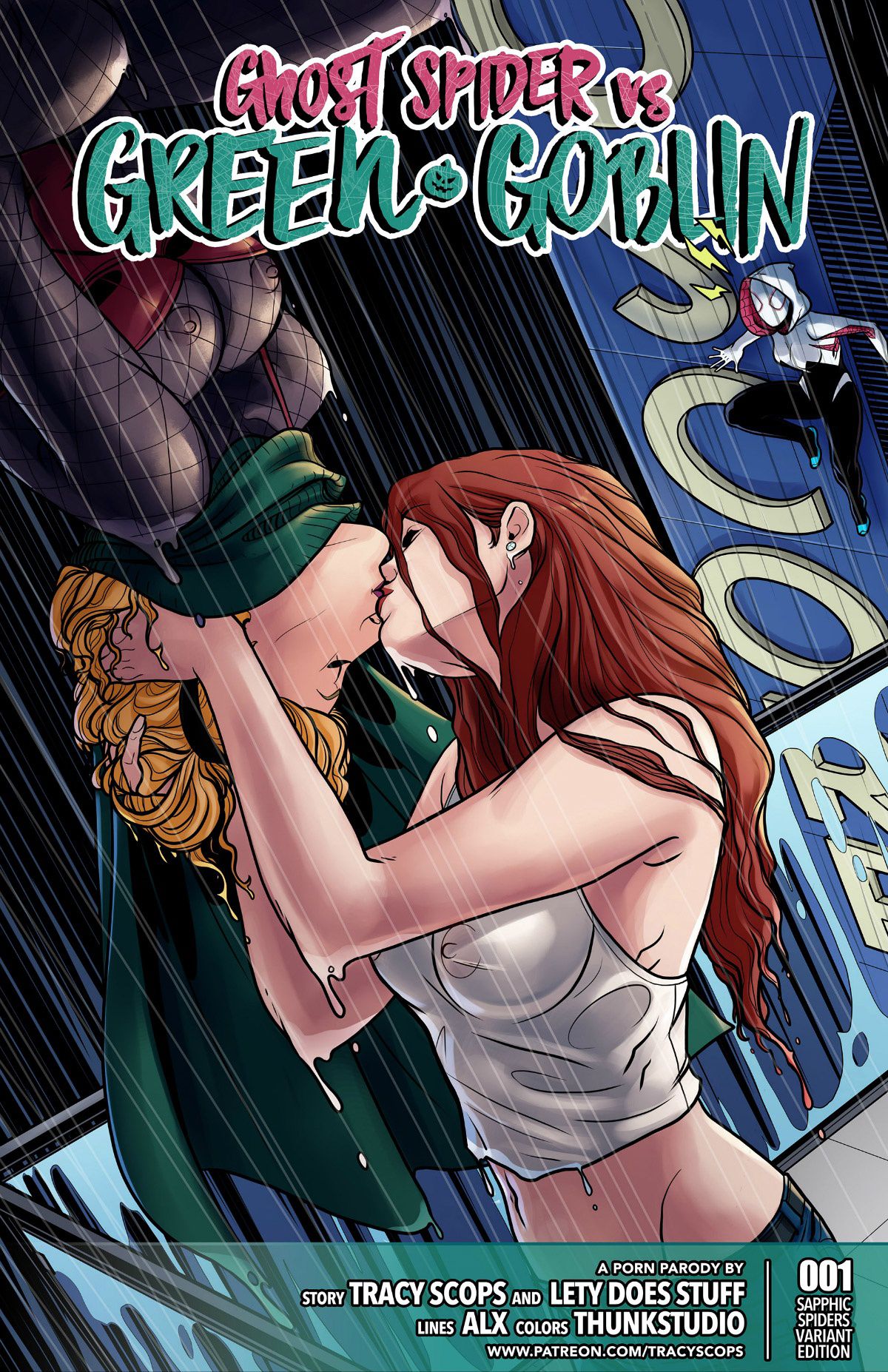 Spiderman Tentacle Porn - Ghost Spider VS. Green Goblin Porn Comics by [Tracy Scops] (Marvel, Spider-Man) Rule 34 Comics â€“ R34Porn