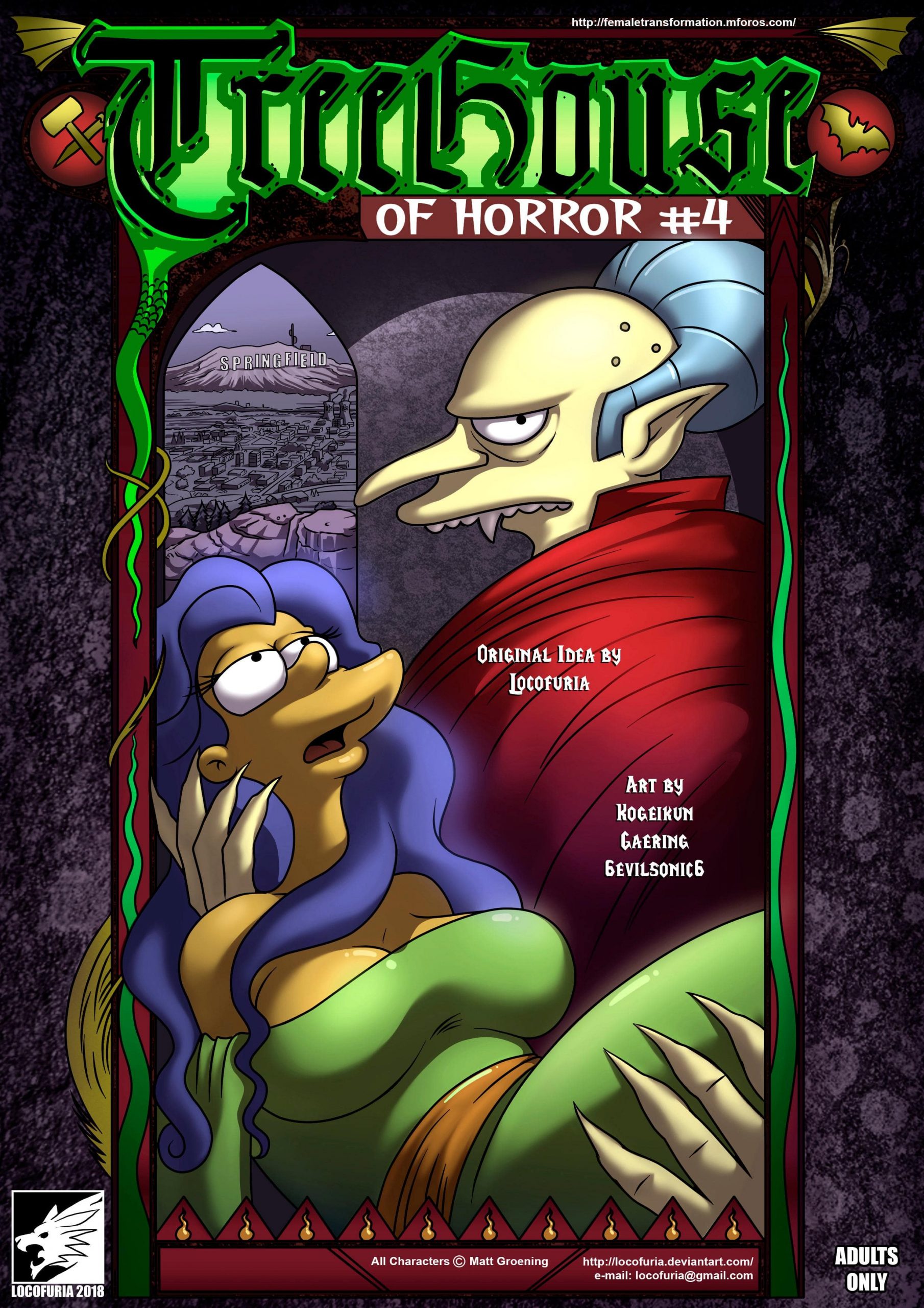 Treehouse of Horror 4 Porn Comics by [Kogeikun] (The Simpsons) Rule 34  Comics â€“ R34Porn