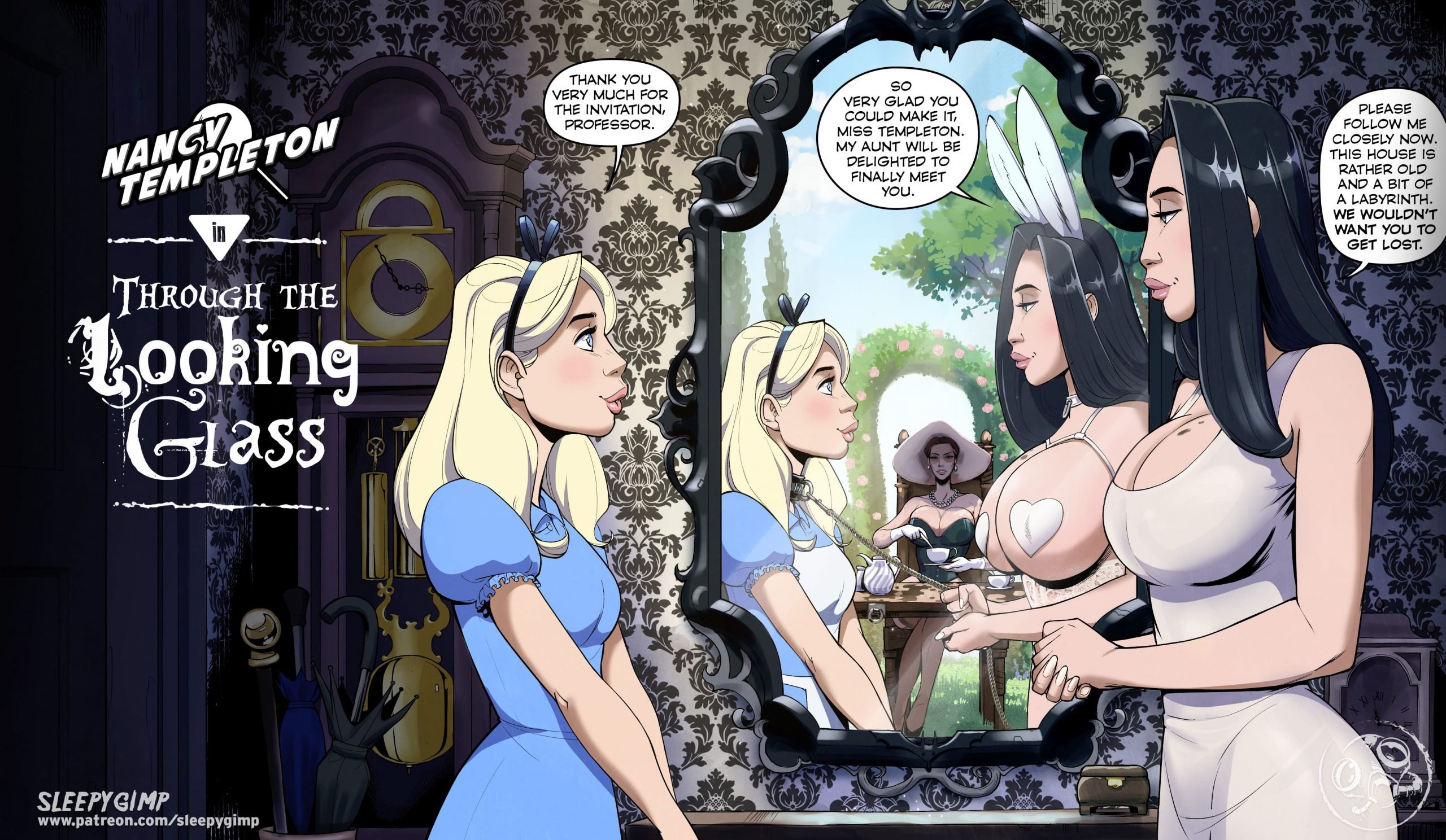 2560px x 1488px - Nancy Templeton - Through the Looking Glass Porn Comics by [SleepyGimp]  (Alice in Wonderland) Rule 34 Comics â€“ R34Porn