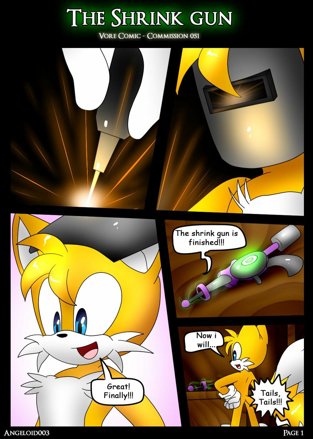 Comm051 - The Shrink Gun Porn Comics by [Angeloid003] (Sonic The Hedgehog)  Rule 34 Comics – R34Porn