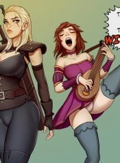 The Witcher and the horny bard