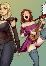 The Witcher and the horny bard