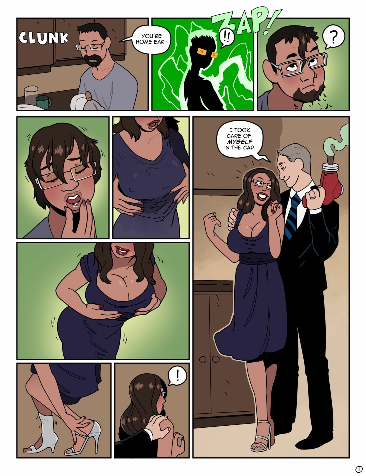 Housewife Surprise Porn Comics by [Blackshirtboy] (Porn Comic) Rule 34  Comics â€“ R34Porn