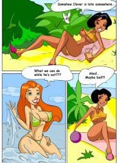 Totally Spies Alex and Sam at the Beach