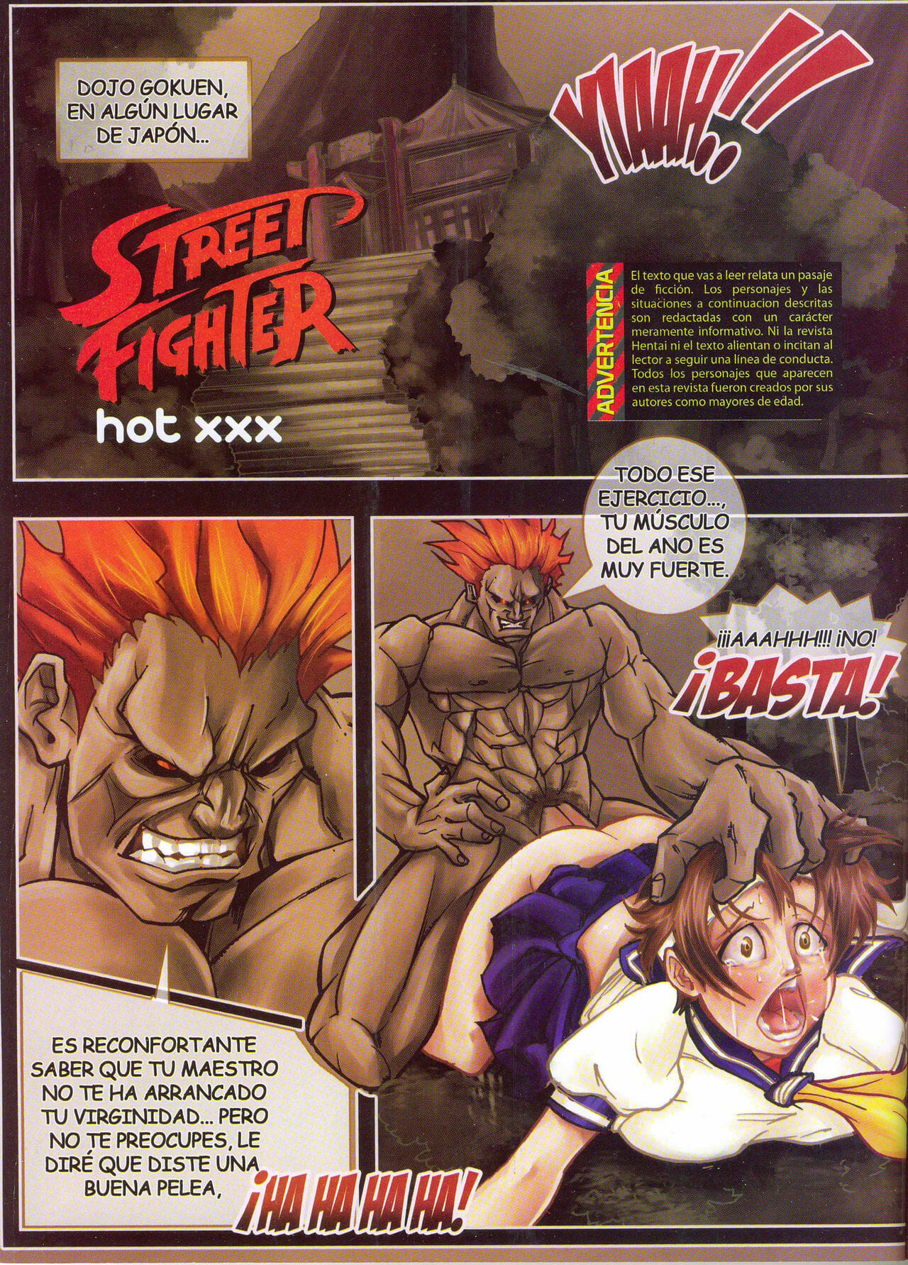Street fighter sakura porn comic