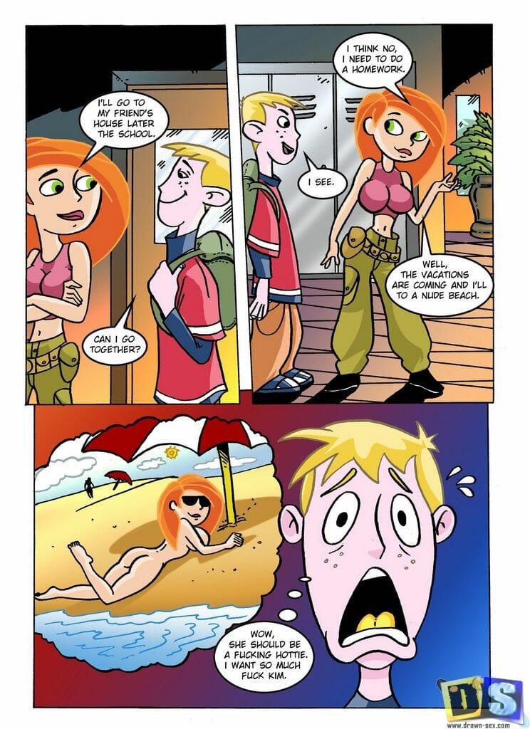 Hidden Beach Sex Cartoon - Kim Possible Kim Secret PORN COMICS | [Drawn-Sex] â€“ R34Porn