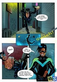 Nightwing and Catwoman