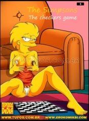 The Simptoons 3 – Playing Checkers (The Checkers Game)