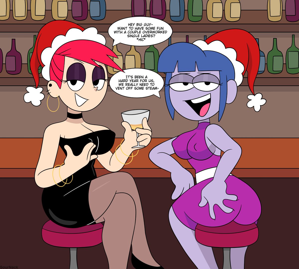 Frankie Cartoon Porn - Frankie and Gloria's New Year Eve Celebration Porn Comics by [SourNack]  (Fosters Home For Imaginary Friends) Rule 34 Comics â€“ R34Porn