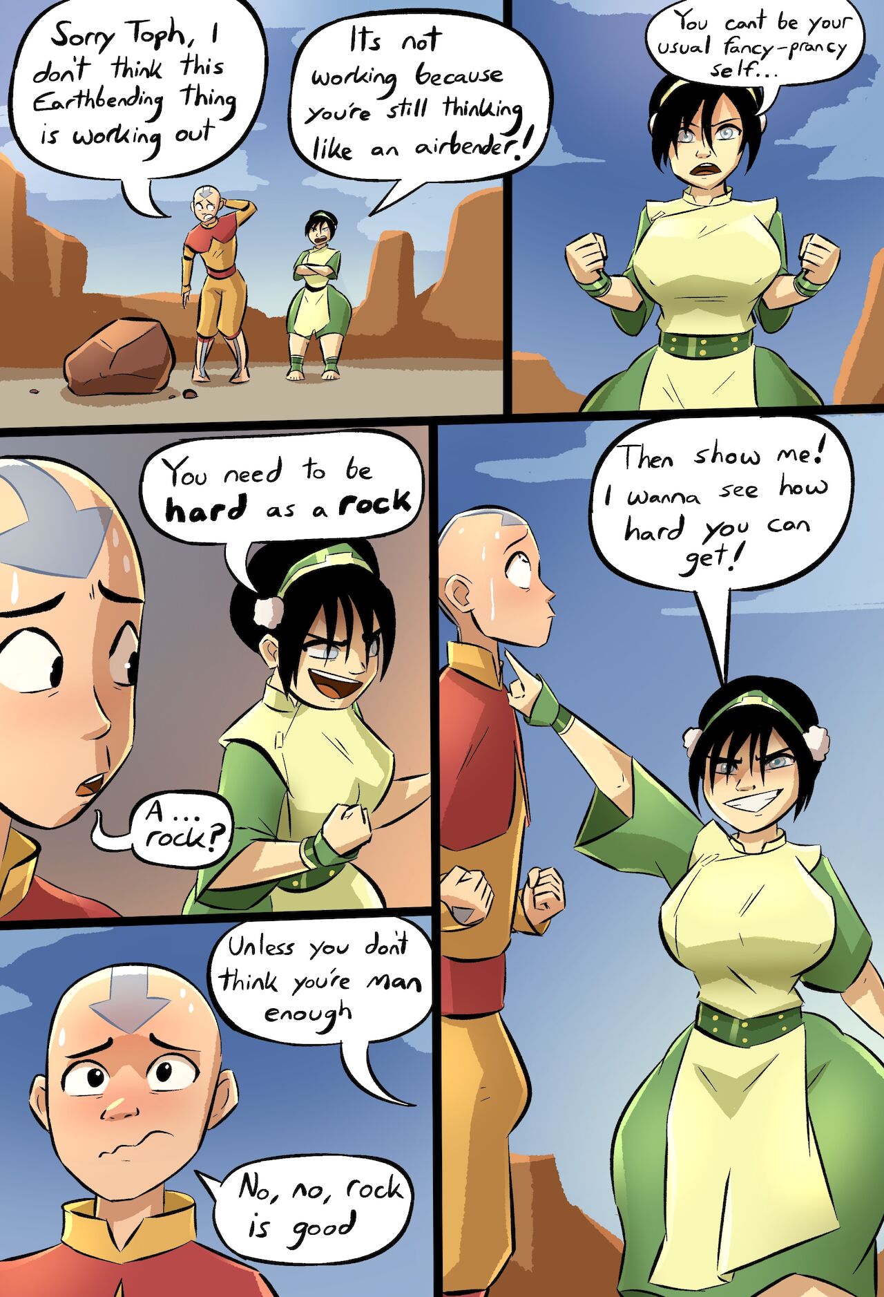 Toph and aang sex