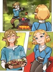 Zelda and Link Summer Vibes
