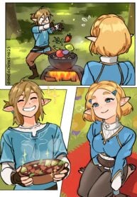 Zelda and Link Summer Vibes