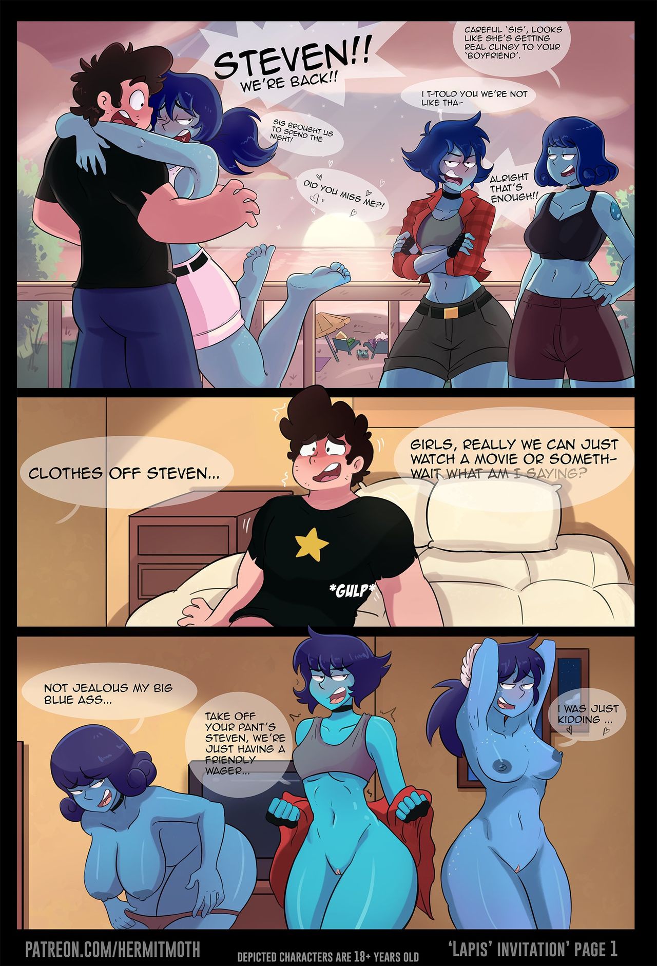 Lapis Invitation Porn Comics by [Hermit Moth] (Steven Universe) Rule 34  Comics – R34Porn