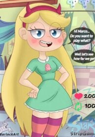 Star Butterfly Stripgame 1 & 2