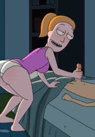 Sneaking into Morty’s room at night