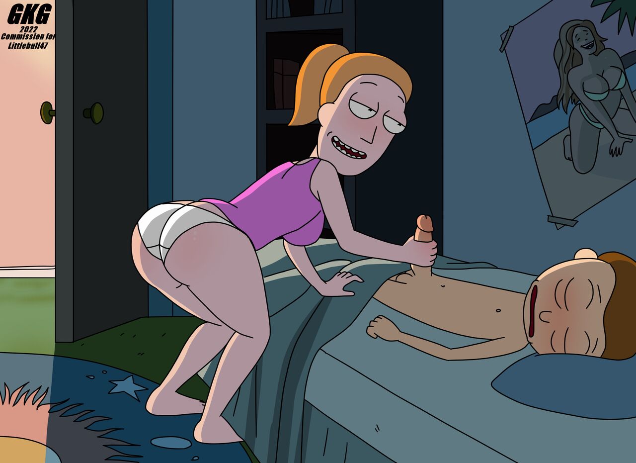 Sneaking into Mortys room at night Porn Comics by [GKG] (Rick and Morty)  Rule 34 Comics – R34Porn