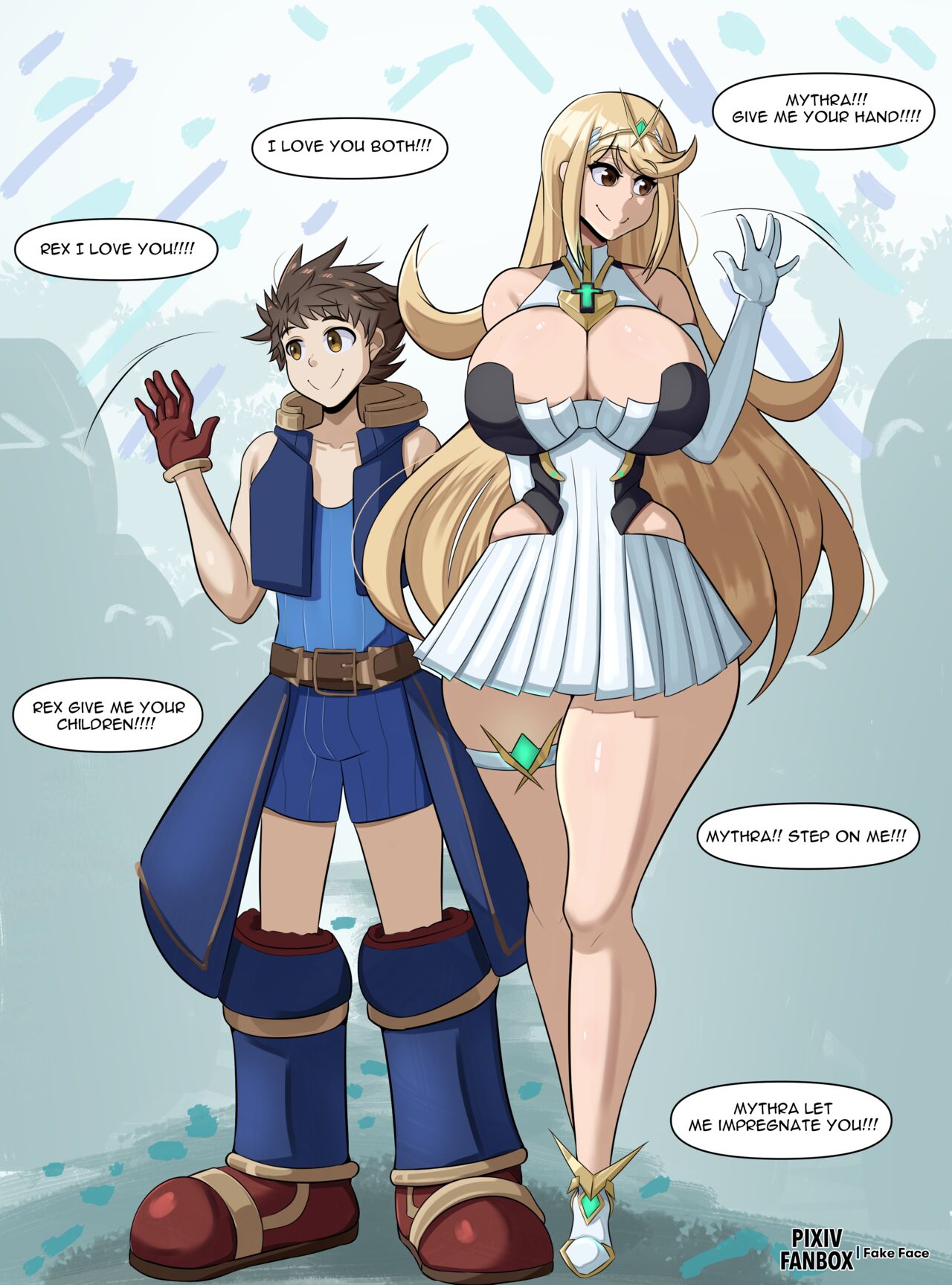 Mythra porn comic