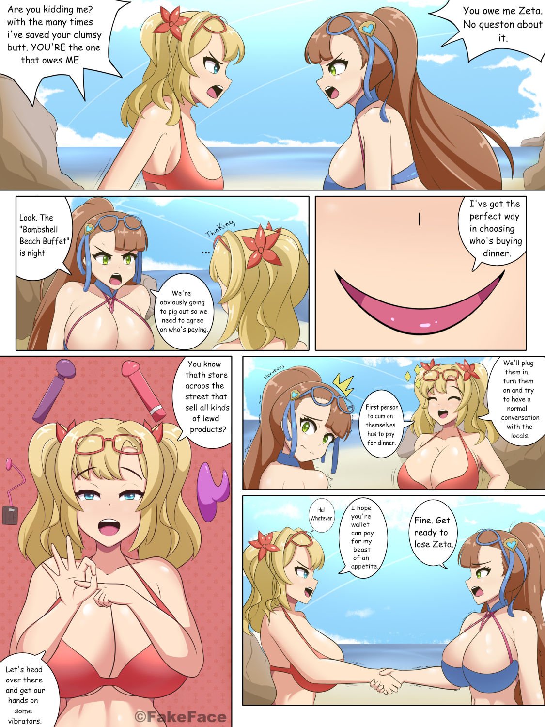 Beatrice y Zeta Porn Comics by [Fake Face] (granblue fantasy) Rule 34  Comics – R34Porn