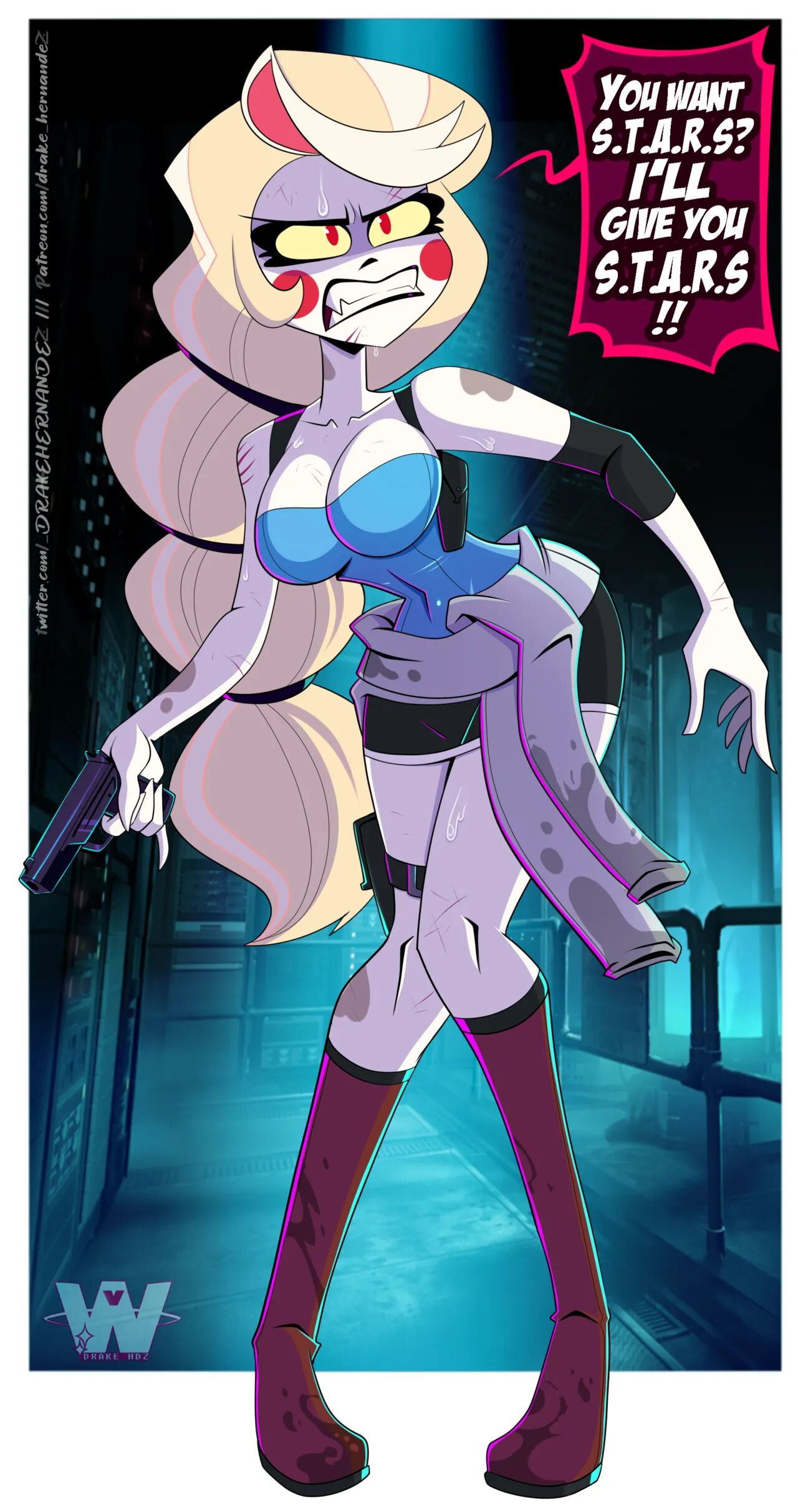 [DRAKE-HERNANDEZ] Resident Hazbin (Hazbin Hotel/Resident Evil)