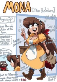[CoolerINKER] MONA THE BUTCHER (OC by CoolerINKER)