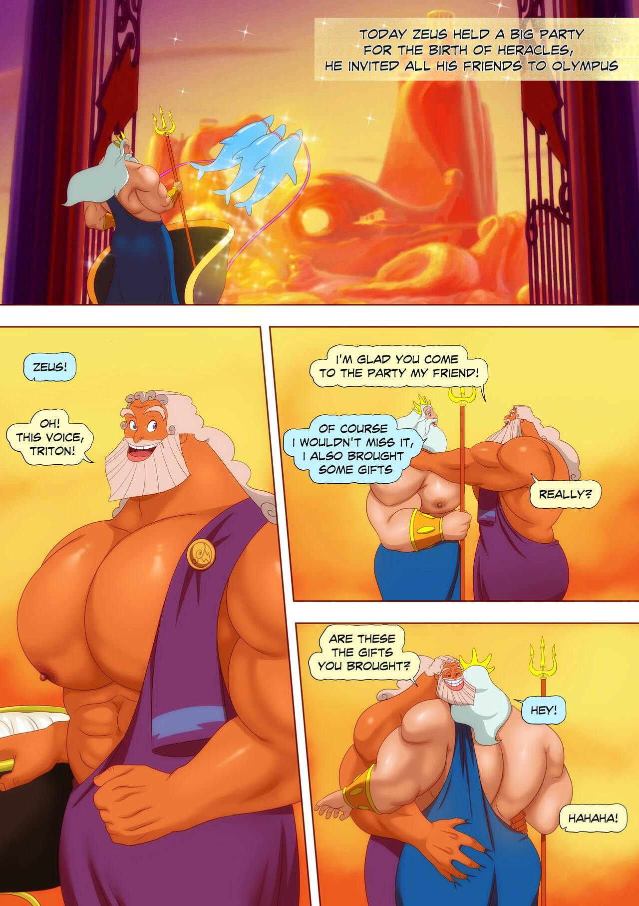 Unwrapping Gifts Porn Comics by [Ducka] (hercules,The Little Mermaid) Rule  34 Comics – R34Porn