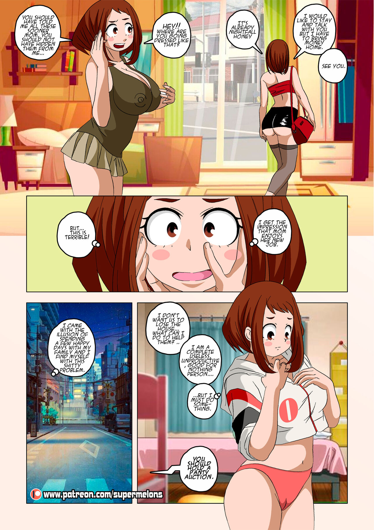 Back Home Porn Comics [Super Melons] (my hero academia | boku no hero  academia) Rule 34 Comics – R34Porn