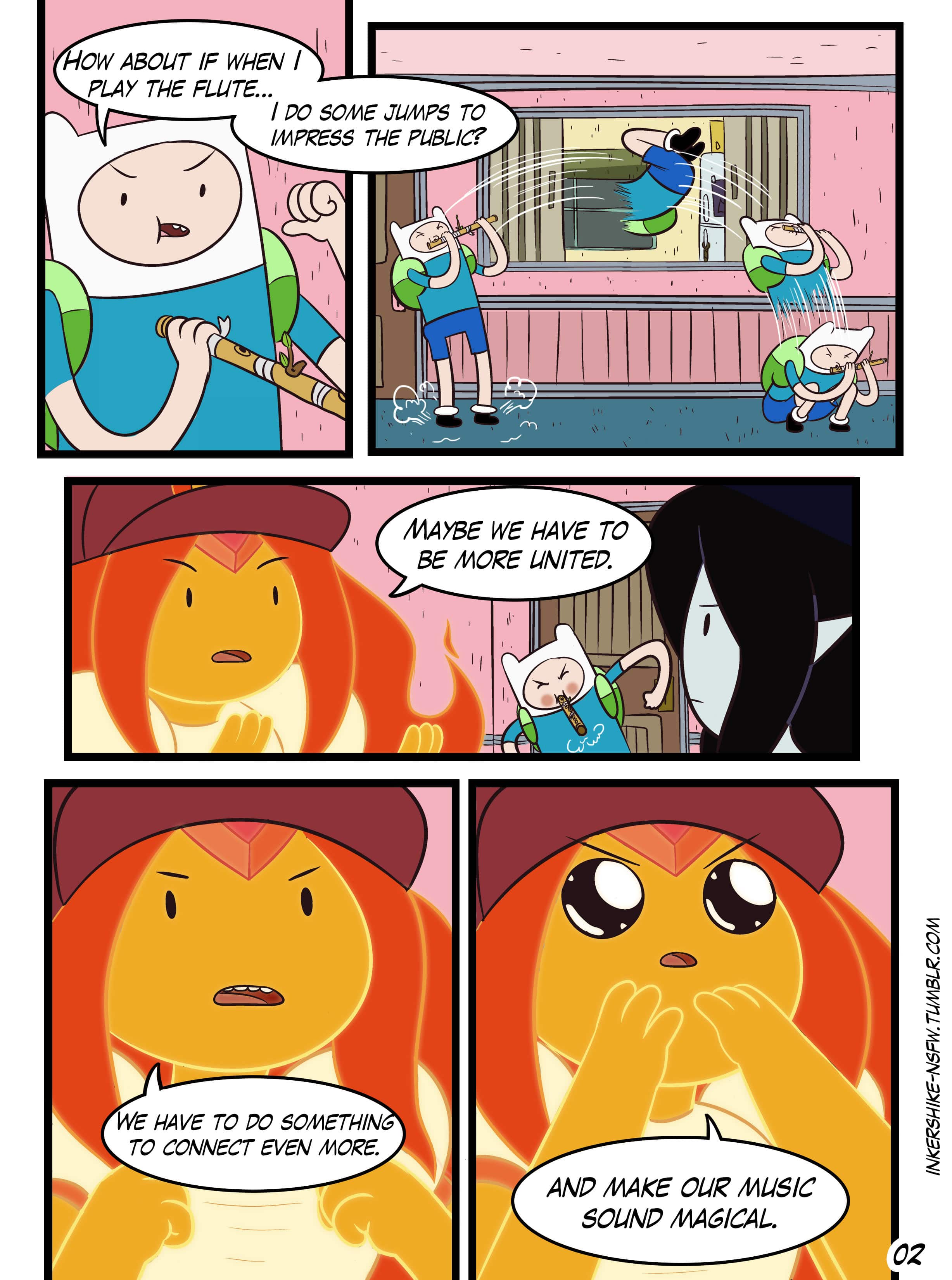 Adventure Time Comics - Adventure time: Practice With The Band Porn Comics by [inkershike] (Adventure  Time) Rule 34 Comics â€“ R34Porn