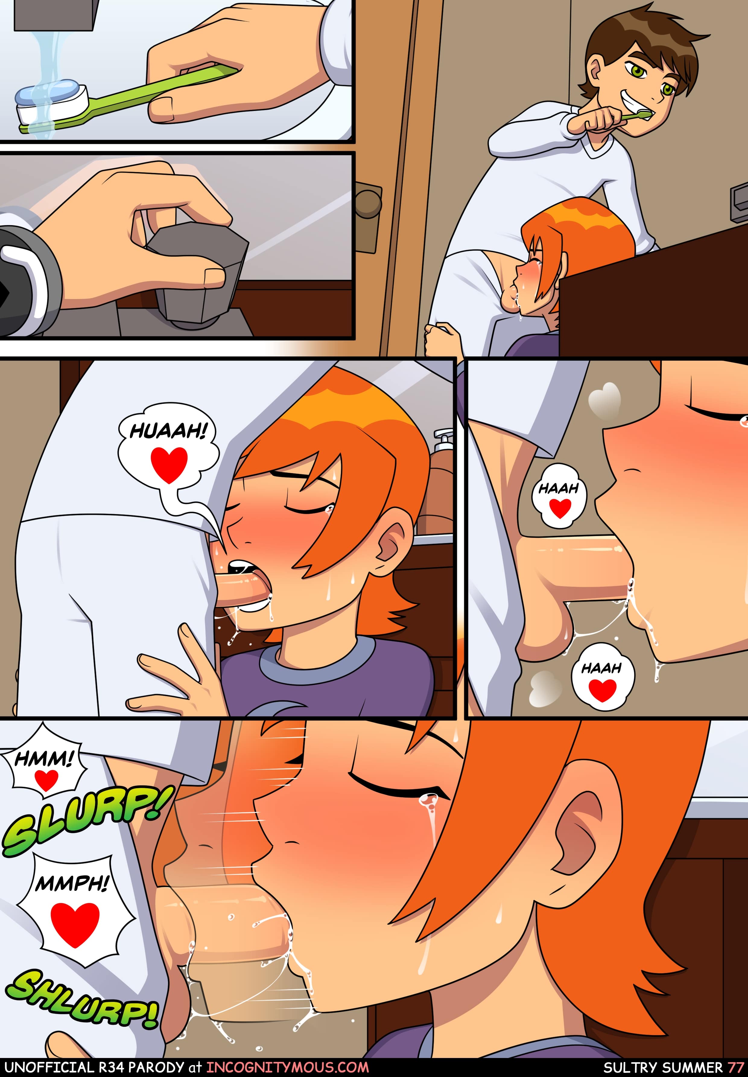 Ben 10 sultry summer comic