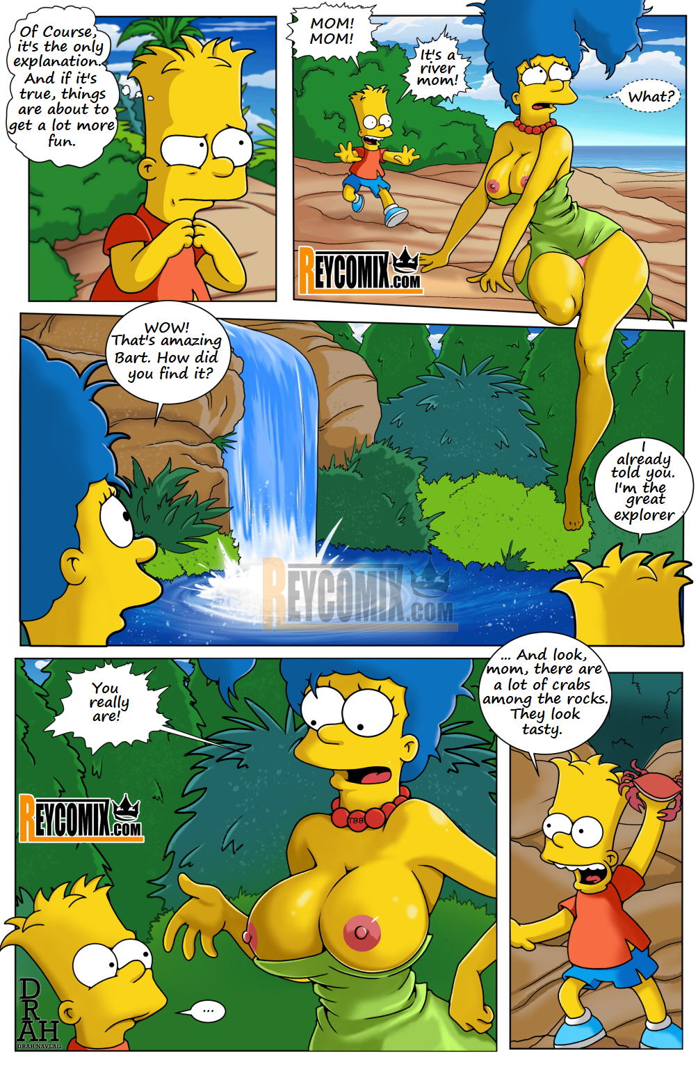 The simpsons paradise porn