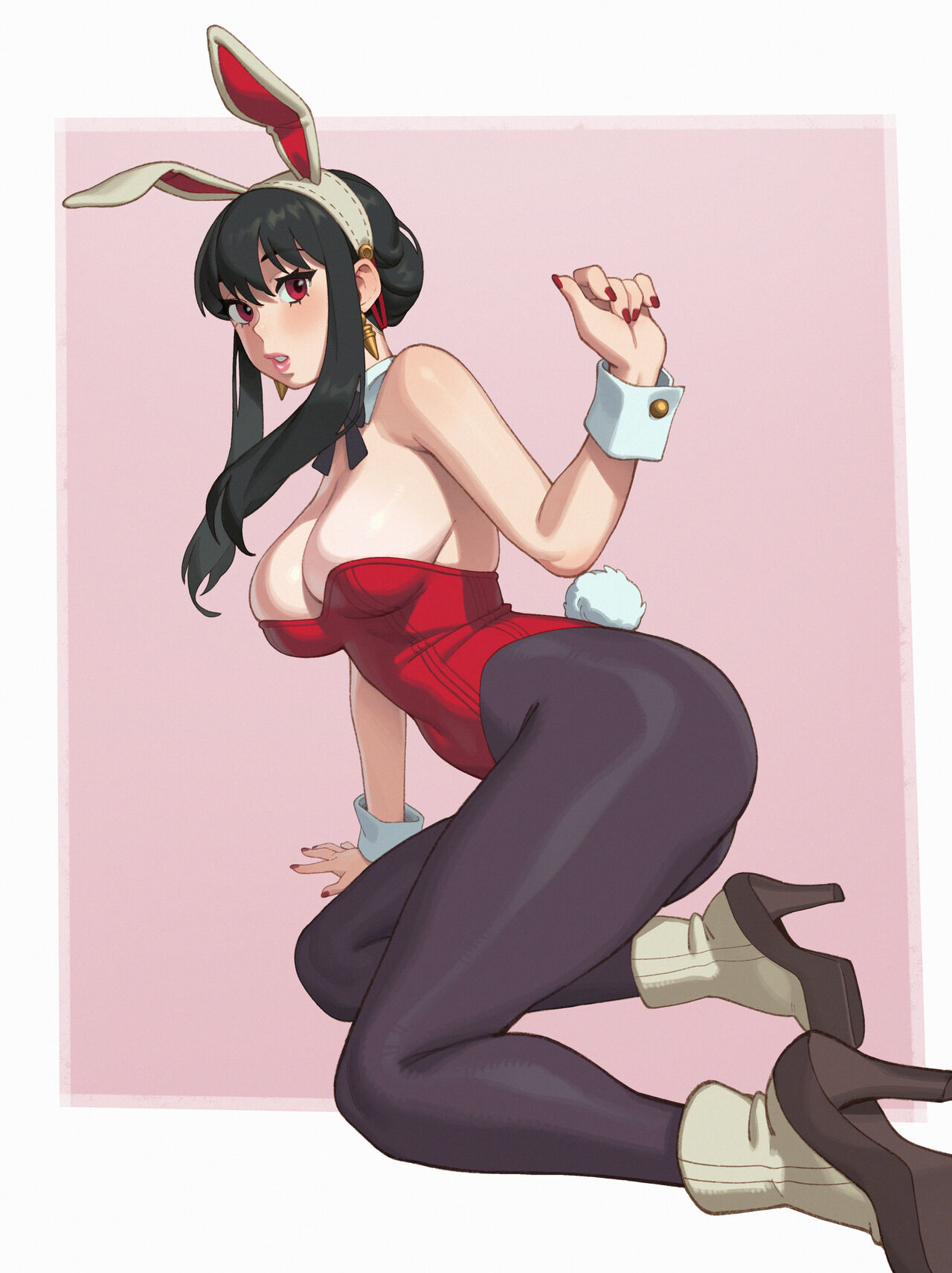 Sex in bunny costume