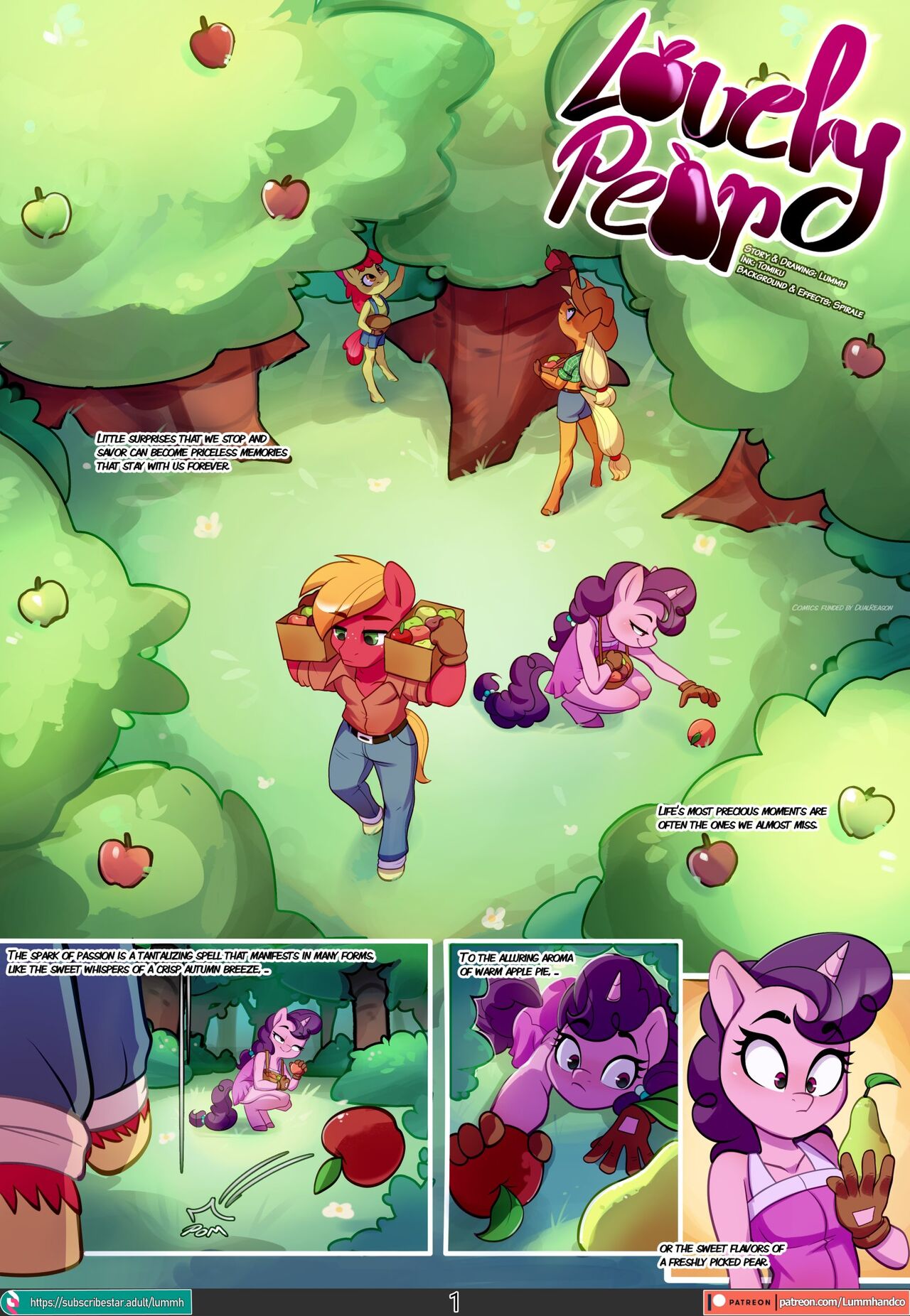 Lovely Pear Porn Comics by [Lummh, wildblur] (My Little Pony Friendship is  Magic) Rule 34 Comics – R34Porn