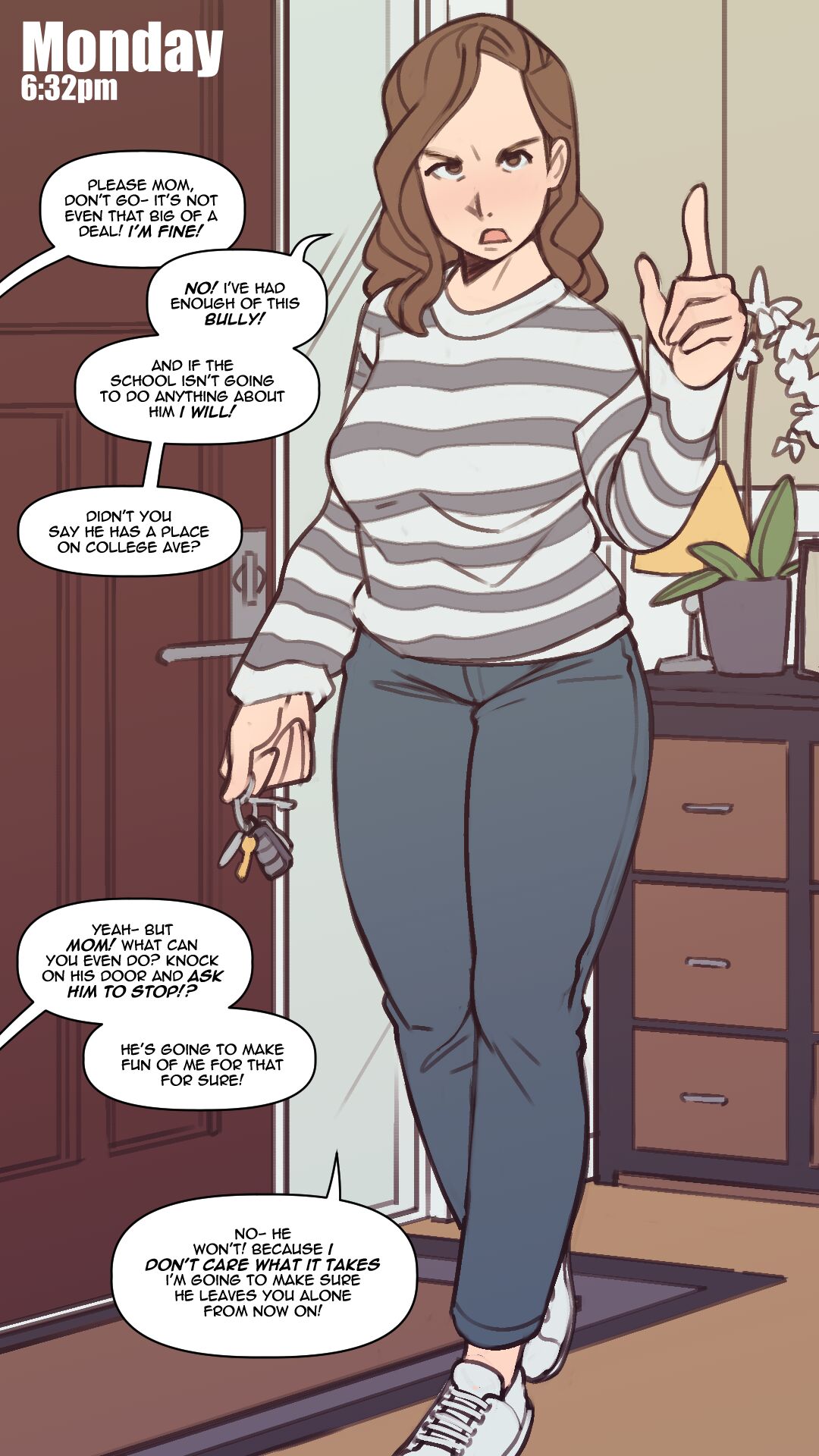 Bully fucks mom comic